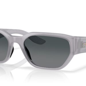 costa del mar clemente grey polarized glass rectangular ladies sunglasses 6s9125 912503 58