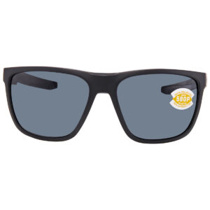 costa del mar ferg grey polarized polycarbonate square men's sunglasses 6s9002 900211 59