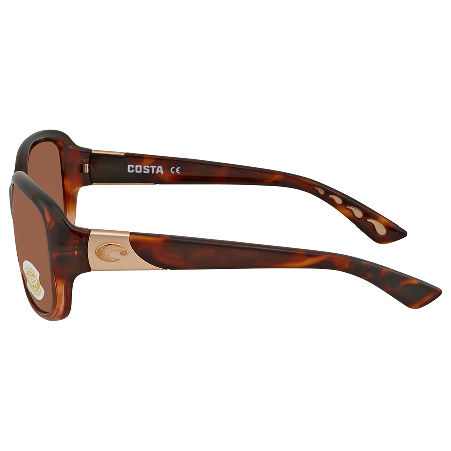 costa del mar gannet copper polarized rectangular ladies sunglasses gnt 120 ocp 58 costa del mar gannet copper polarized rectangular ladies sunglasses gnt 120 ocp 58