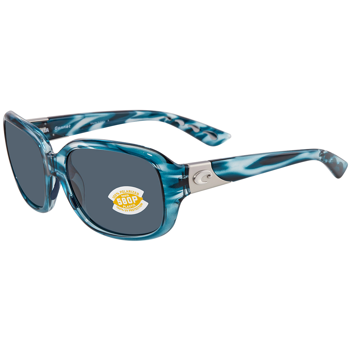 costa del mar gannet grey polarized polycarbonate ladies sunglasses gnt 283 ogp 58 costa del mar gannet grey polarized polycarbonate ladies sunglasses gnt 283 ogp 58