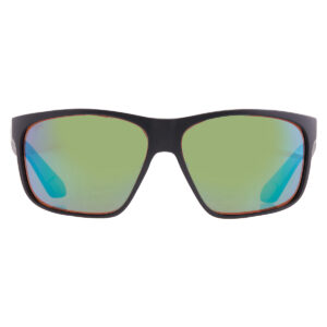costa del mar green mirror polarized glass rectangular men's sunglasses 6s9128 912803 60
