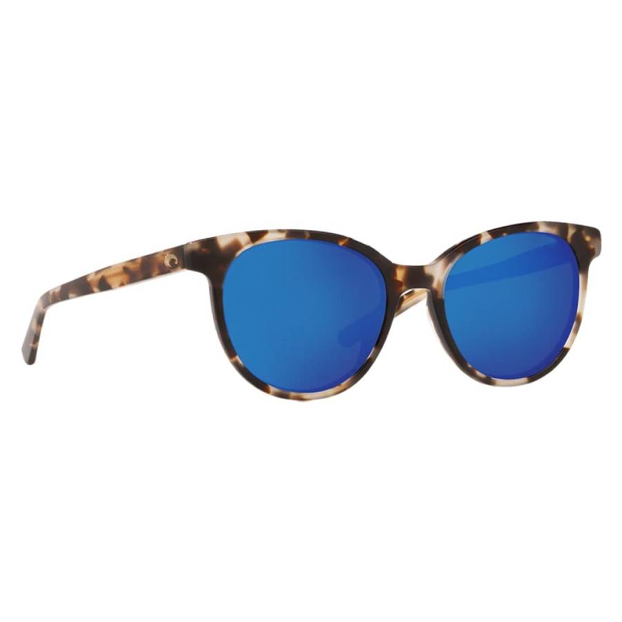 costa del mar isla blue mirror round ladies sunglasses 6s2008 200807 53 costa del mar isla blue mirror round ladies sunglasses 6s2008 200807 53