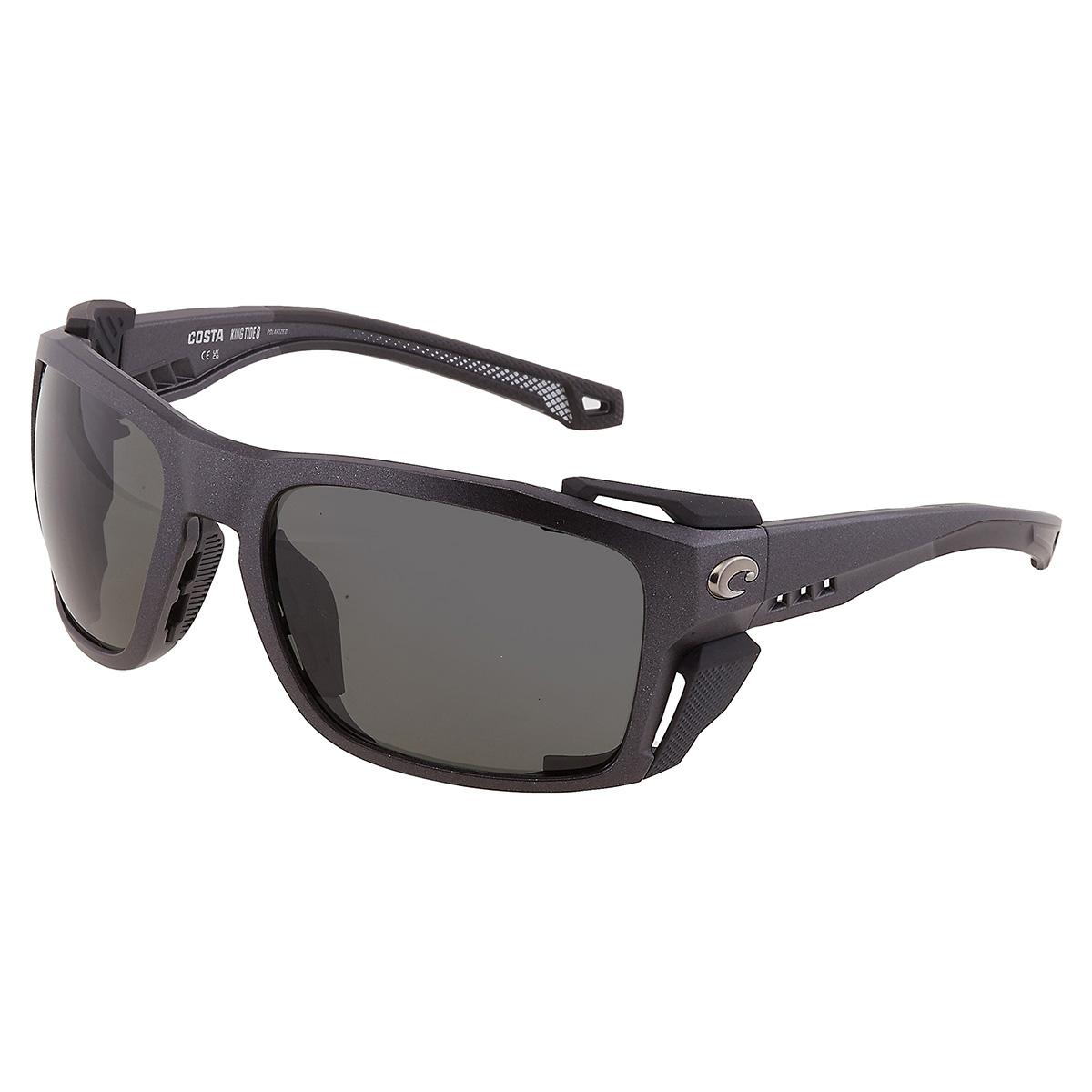 costa del mar king tide 8 grey polarized glass wrap men's sunglasses 6s9111 911104 60 costa del mar king tide 8 grey polarized glass wrap men's sunglasses 6s9111 911104 60