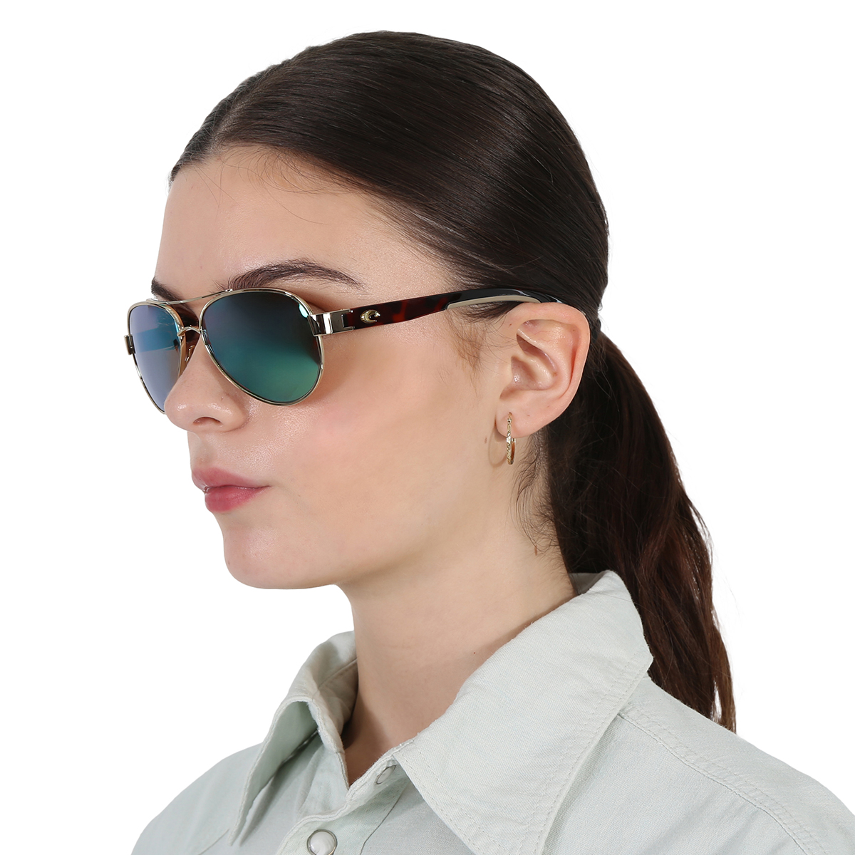costa del mar loreto green mirror polarized glass ladies sunglasses lr 64 ogmglp 56 costa del mar loreto green mirror polarized glass ladies sunglasses lr 64 ogmglp 56
