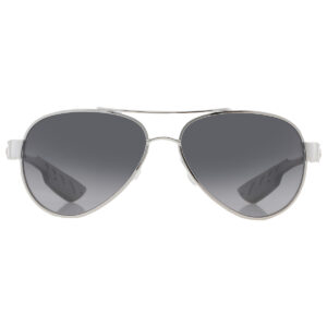 costa del mar loreto grey gradient polarized glass pilot ladies sunglasses 6s4006 400634 56