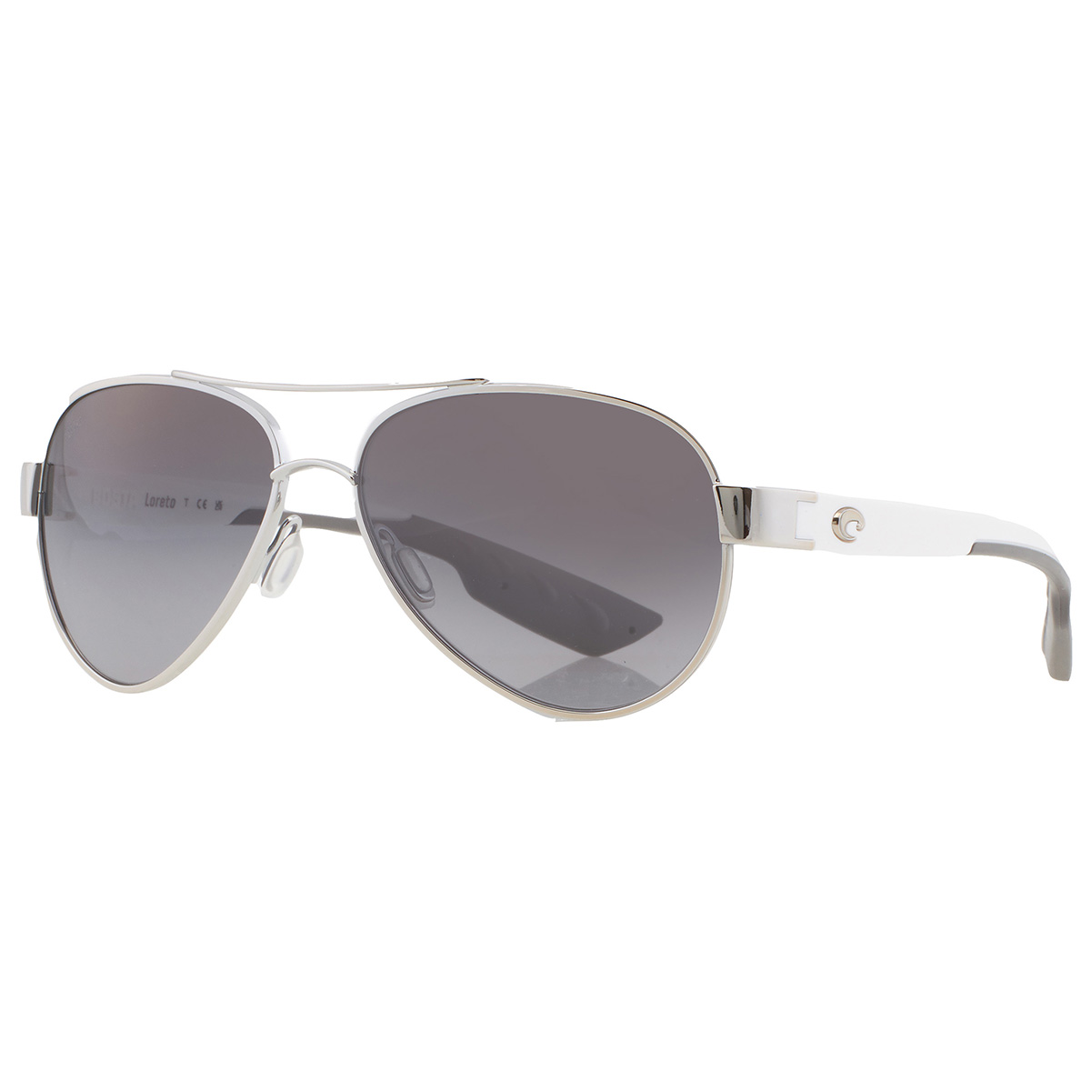 costa del mar loreto grey gradient polarized glass pilot ladies sunglasses 6s4006 400634 56 costa del mar loreto grey gradient polarized glass pilot ladies sunglasses 6s4006 400634 56