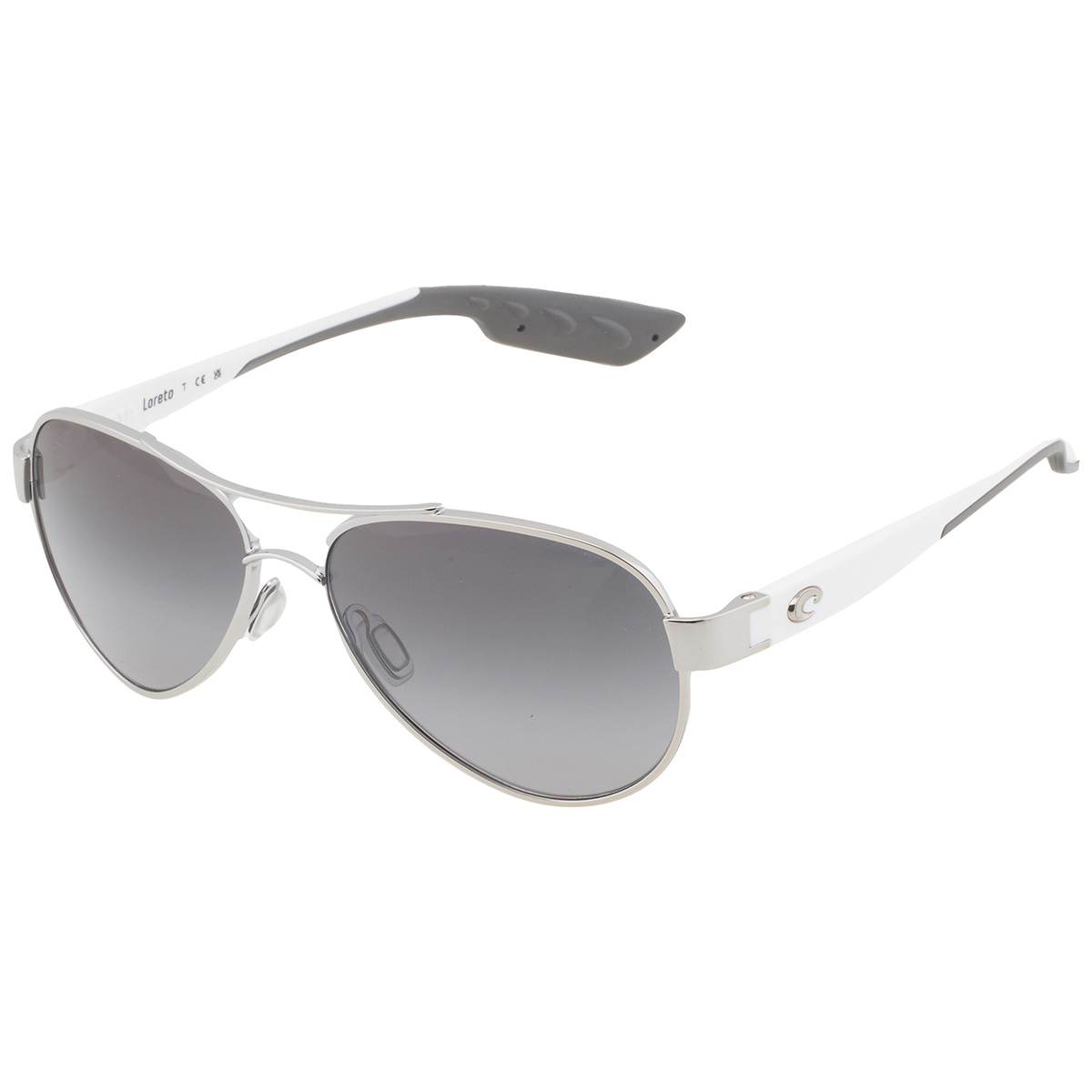 costa del mar loreto grey gradient polarized glass pilot ladies sunglasses 6s4006 400634 56 costa del mar loreto grey gradient polarized glass pilot ladies sunglasses 6s4006 400634 56