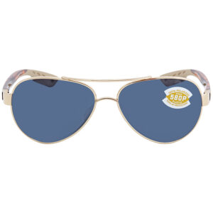 costa del mar loreto grey polarized polycarbonate ladies sunglasses lr 64 ogp 56