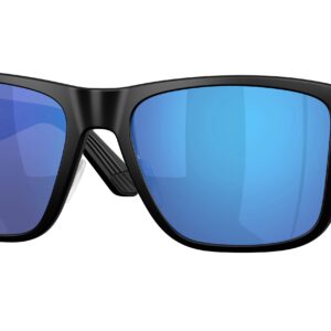 Home costa del mar los alijos blue mirror polarized glass square men's sunglasses 6s9126 912601 59
