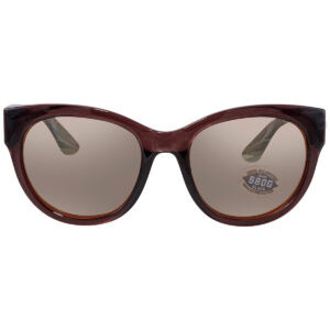 costa del mar maya copper silver mirror polarized glass cat eye ladies sunglasses 6s9011 901104 55