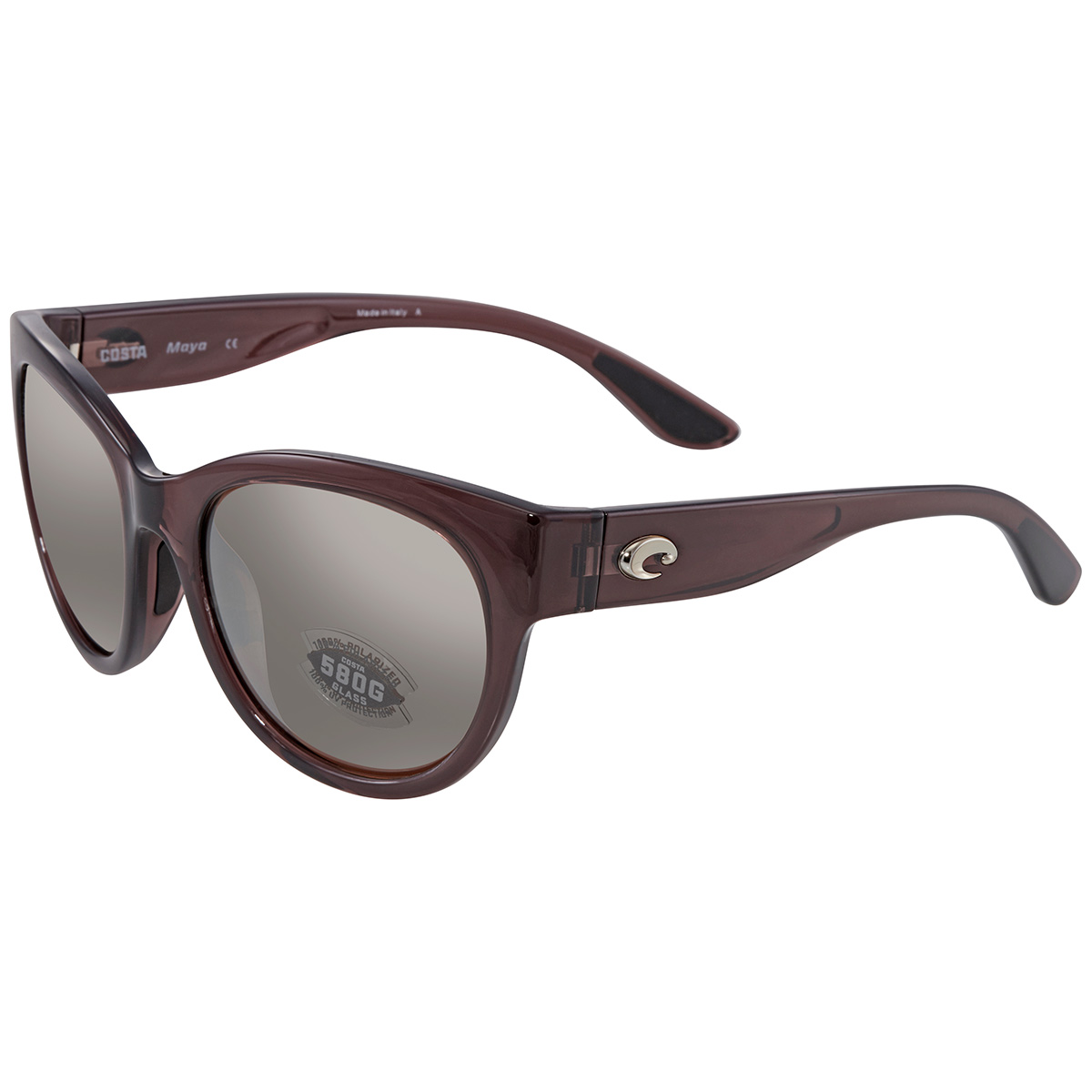 costa del mar maya copper silver mirror polarized glass cat eye ladies sunglasses 6s9011 901104 55 costa del mar maya copper silver mirror polarized glass cat eye ladies sunglasses 6s9011 901104 55
