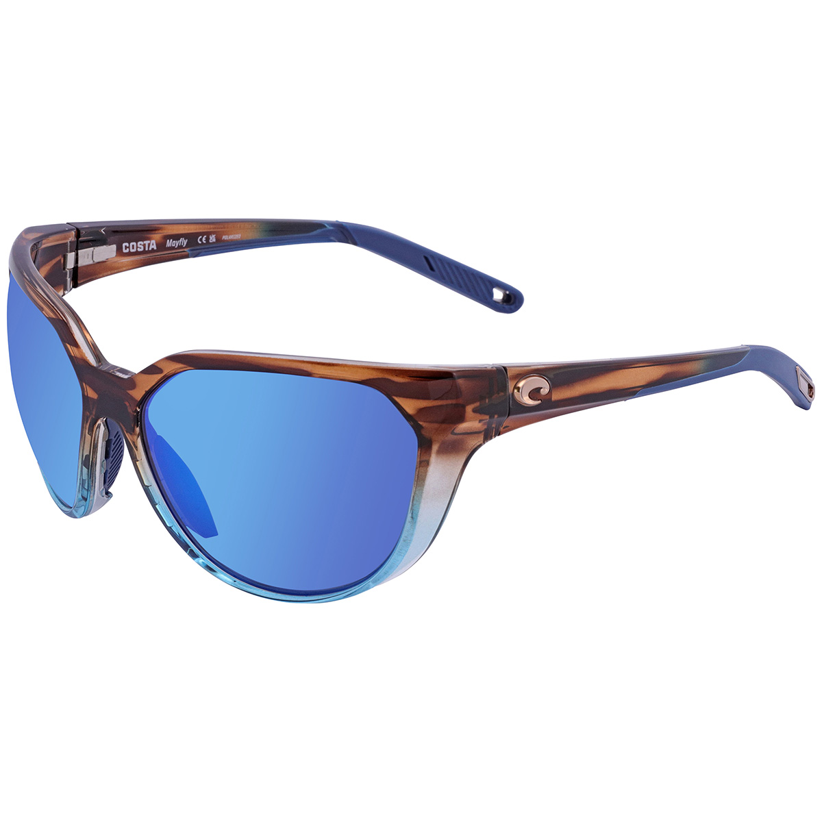 costa del mar mayfly blue mirror polarized glass cat eye ladies sunglasses 6s9110 911005 58 costa del mar mayfly blue mirror polarized glass cat eye ladies sunglasses 6s9110 911005 58