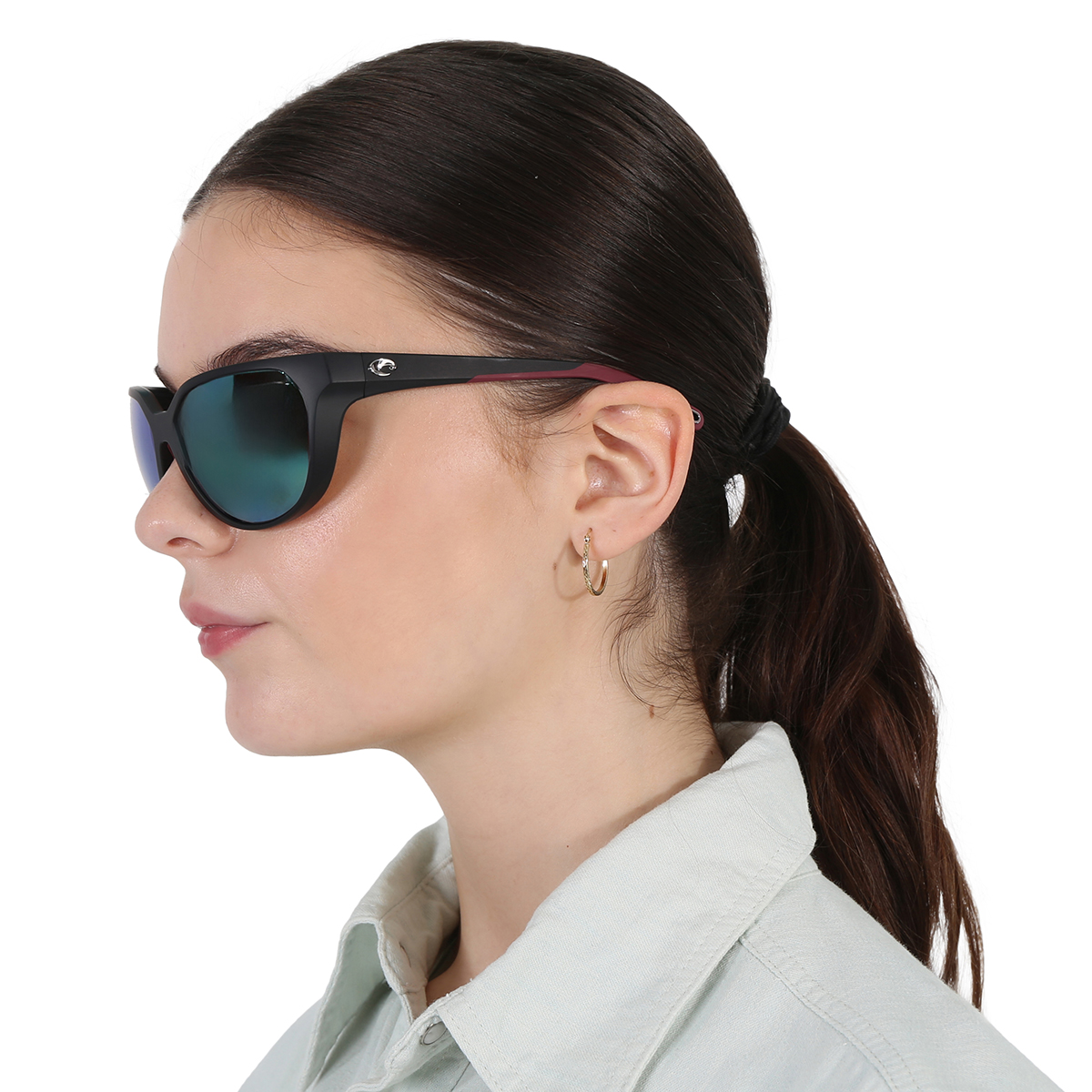 costa del mar mayfly green mirror polarized glass cat eye ladies sunglasses 6s9110 911002 58 costa del mar mayfly green mirror polarized glass cat eye ladies sunglasses 6s9110 911002 58