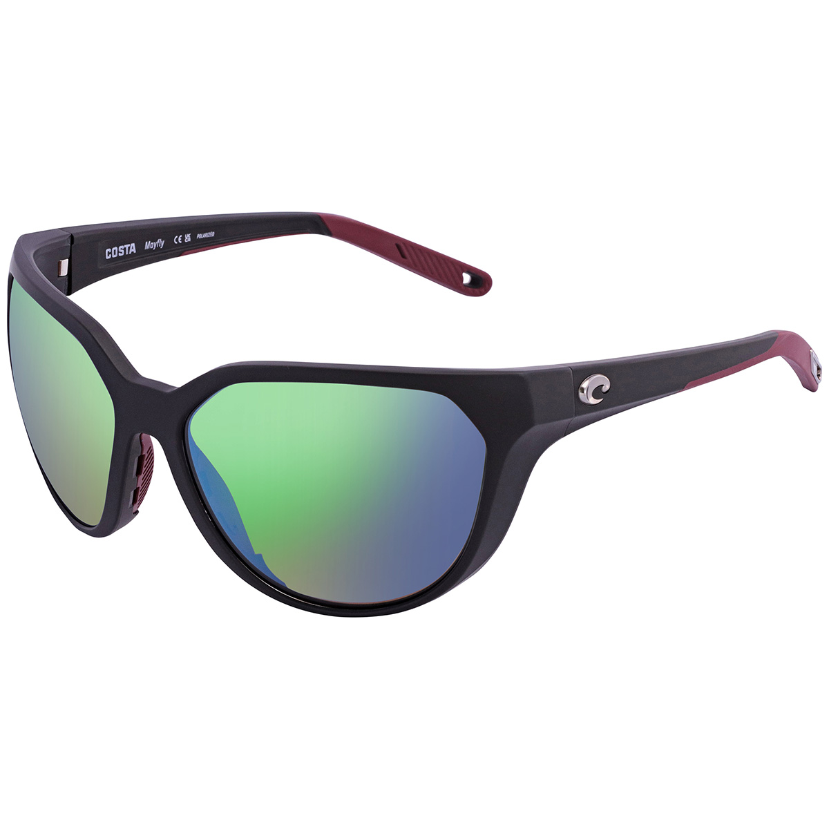 costa del mar mayfly green mirror polarized glass cat eye ladies sunglasses 6s9110 911002 58 costa del mar mayfly green mirror polarized glass cat eye ladies sunglasses 6s9110 911002 58