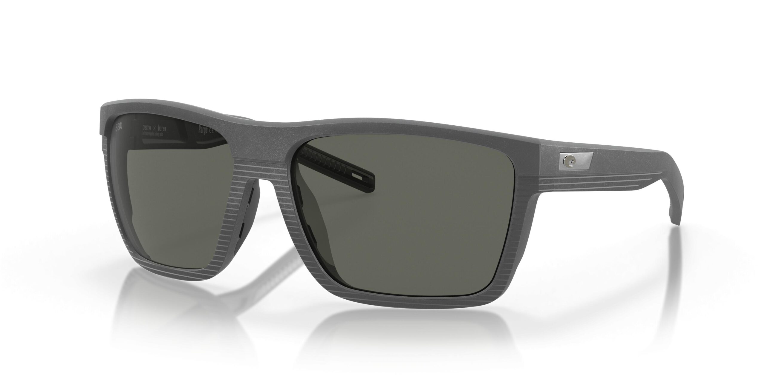 costa del mar pargo grey polarized glass rectangular men's sunglasses 6s9086 908602 61 costa del mar pargo grey polarized glass rectangular men's sunglasses 6s9086 908602 61