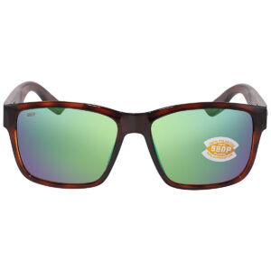 Home costa del mar paunch green mirror polarized polycarbonate men's sunglasses 6s9049 904906 57