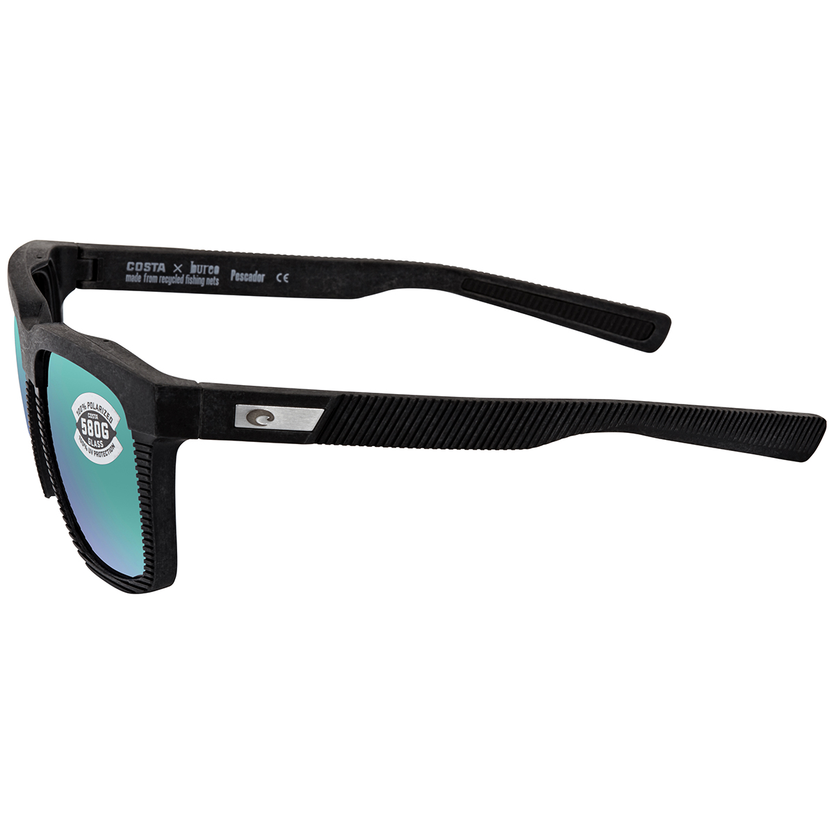 costa del mar pescador green mirror polarized glass square men's sunglasses 6s9029 902902 55 costa del mar pescador green mirror polarized glass square men's sunglasses 6s9029 902902 55