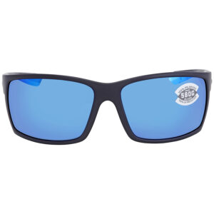 Витрина costa del mar reefton blue mirror polarized glass rectangular men's sunglasses rft 01 obmglp 64