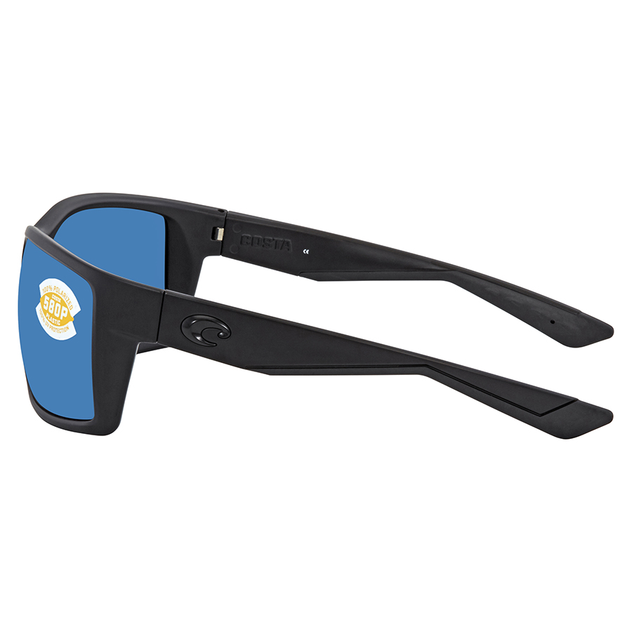 costa del mar reefton blue mirror polarized polycarbonate wrap men's sunglasses rft 01 obmp 64 costa del mar reefton blue mirror polarized polycarbonate wrap men's sunglasses rft 01 obmp 64