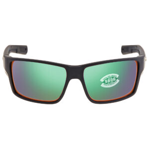 Home costa del mar reefton pro green mirror polarized glass men's sunglasses 6s9080 908002 63