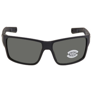 costa del mar reefton pro grey polarized glass men's sunglasses 6s9080 908005 63