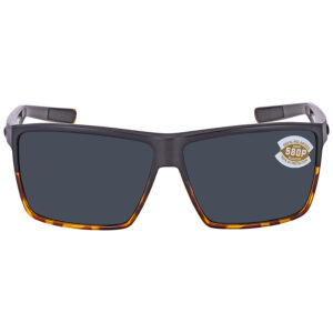 Home costa del mar rincon grey polarized polycarbonate men's sunglasses rin 181 ogp 63
