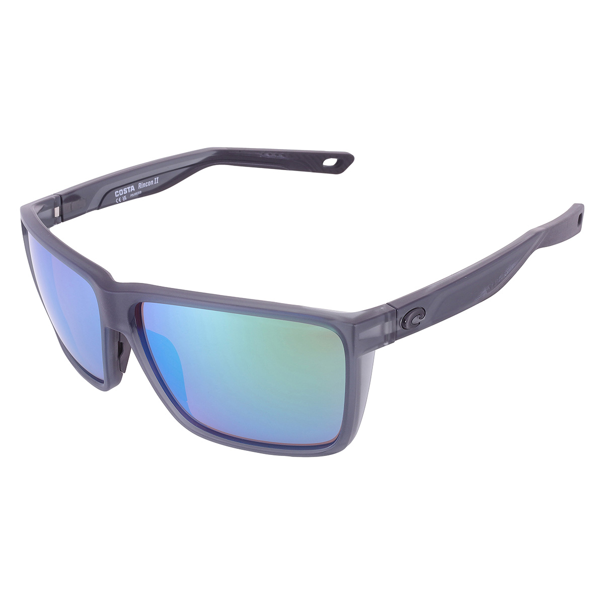 costa del mar rincon ii green mirror polarized glass square men's sunglasses 6s9121 912108 64 costa del mar rincon ii green mirror polarized glass square men's sunglasses 6s9121 912108 64