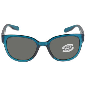 costa del mar salina grey polarized glass ladies sunglasses 6s9051 905107 53