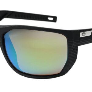 Home costa del mar santiago green mirror polarized glass rectangular men's sunglasses 6s9085 908502 63