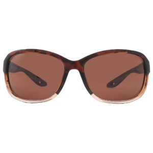 costa del mar seadrift copper polarized polycarbonate rectangular ladies sunglasses 6s9114 911406 60