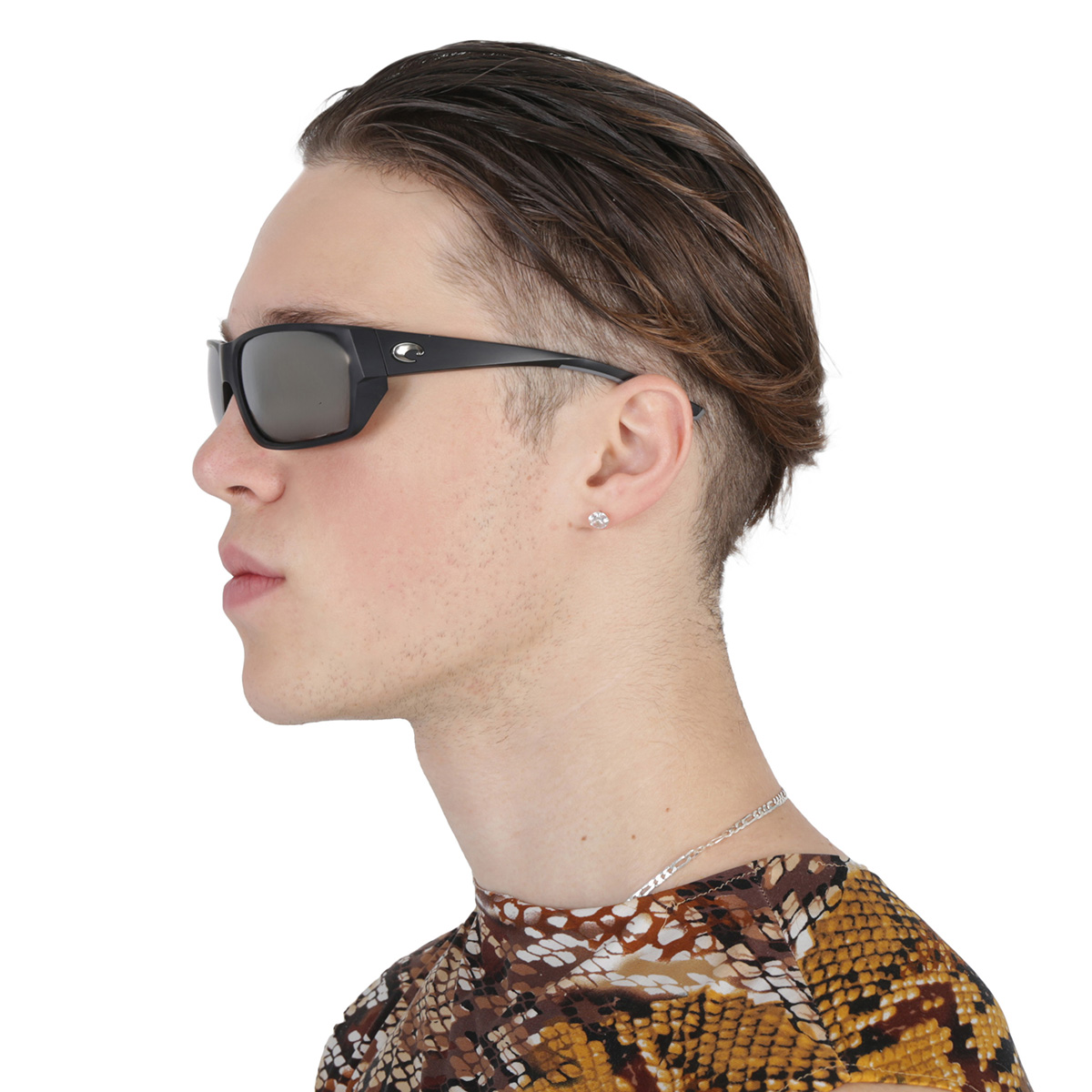 costa del mar tailfin copper silver mirror polarized glass rectangular men's sunglasses 6s9113 911304 60 costa del mar tailfin copper silver mirror polarized glass rectangular men's sunglasses 6s9113 911304 60