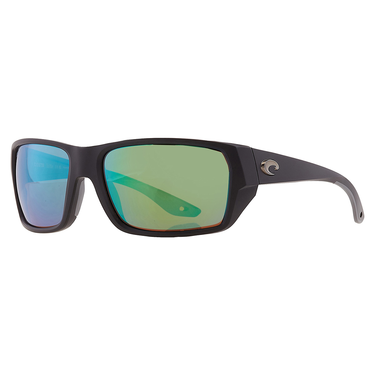 costa del mar tailfin green mirror polarized glass rectangular men's sunglasses 6s9113 911303 60 costa del mar tailfin green mirror polarized glass rectangular men's sunglasses 6s9113 911303 60