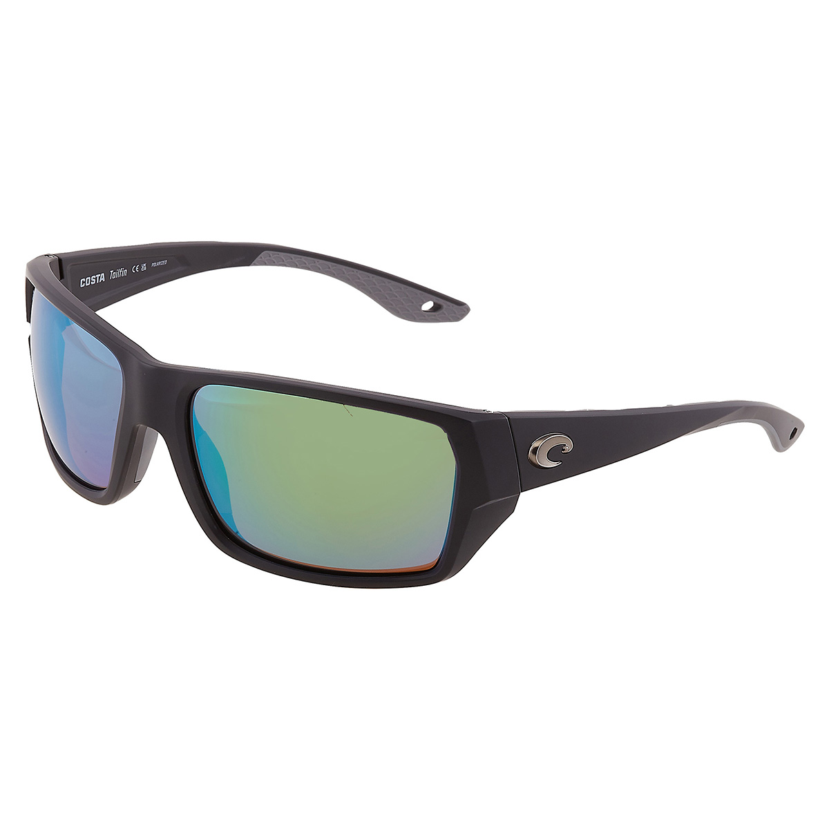 costa del mar tailfin green mirror polarized glass rectangular men's sunglasses 6s9113 911303 60 costa del mar tailfin green mirror polarized glass rectangular men's sunglasses 6s9113 911303 60
