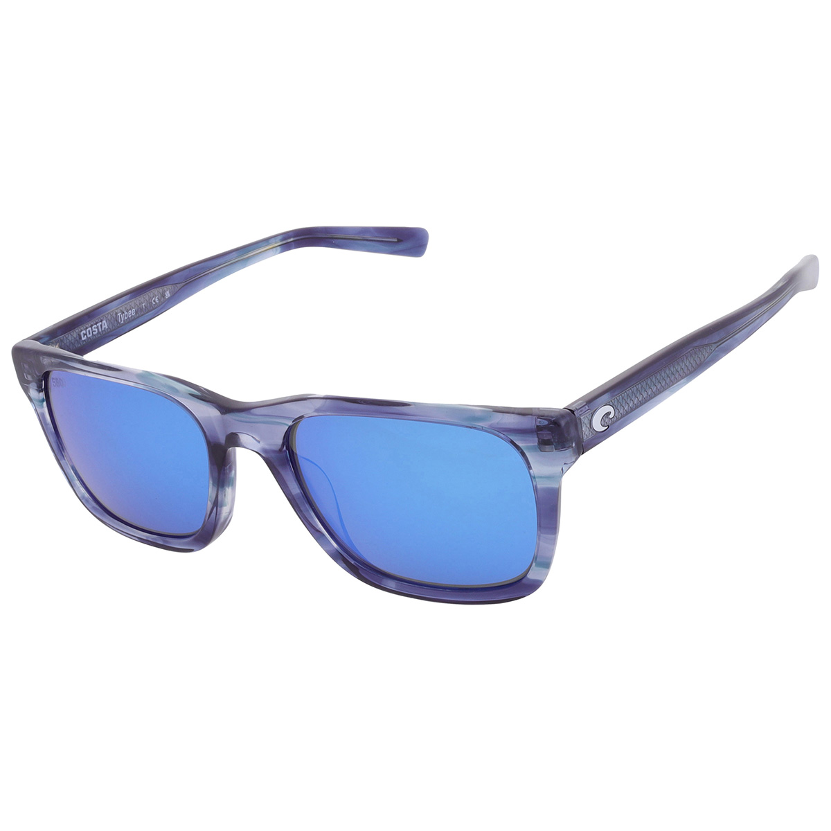 costa del mar tybee blue mirror polarized glass square men's sunglasses 6s2003 200319 52 costa del mar tybee blue mirror polarized glass square men's sunglasses 6s2003 200319 52
