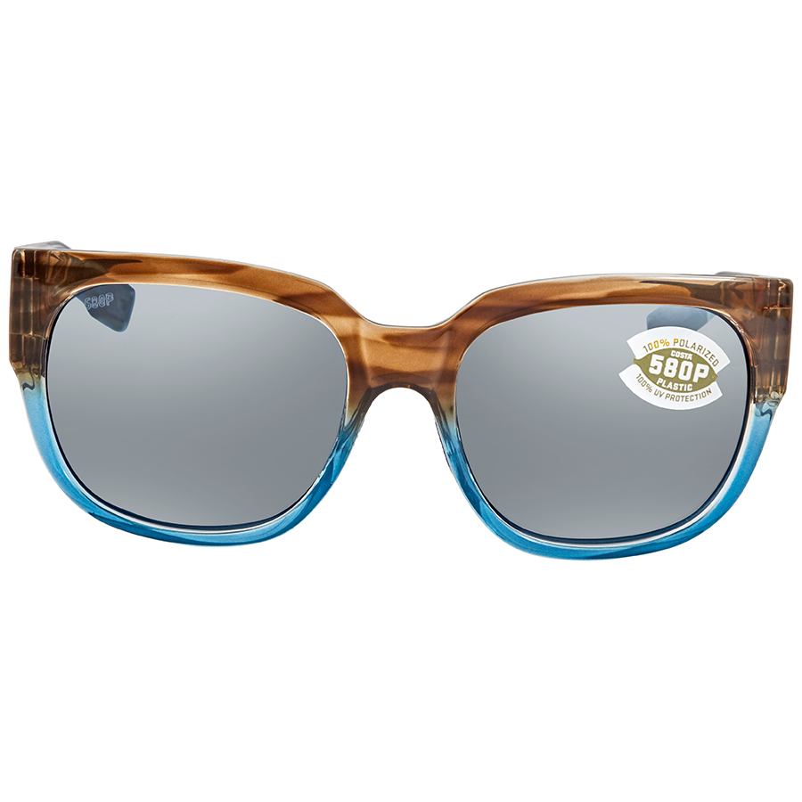 costa del mar waterwoman gray silver mirror polarized polycarbonate ladies sunglasses wtw 251 osgp 55 costa del mar waterwoman gray silver mirror polarized polycarbonate ladies sunglasses wtw 251 osgp 55