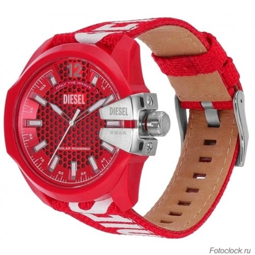 diesel baby chief red dial men's watch dz4619 diesel baby chief red dial men's watch dz4619