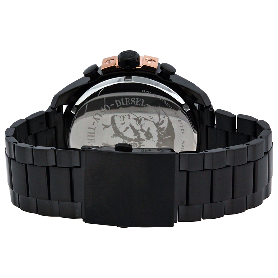diesel chief chronograph black dial stainless steel men's watch dz4309 diesel chief chronograph black dial stainless steel men's watch dz4309