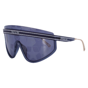 Home dior diorclub m2u silver mirrored blue star monogram shield ladies sunglasses cd40079u 91x 00