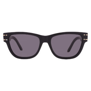 dior diorsignature s6u smoke square ladies sunglasses cd40145u 01a 54