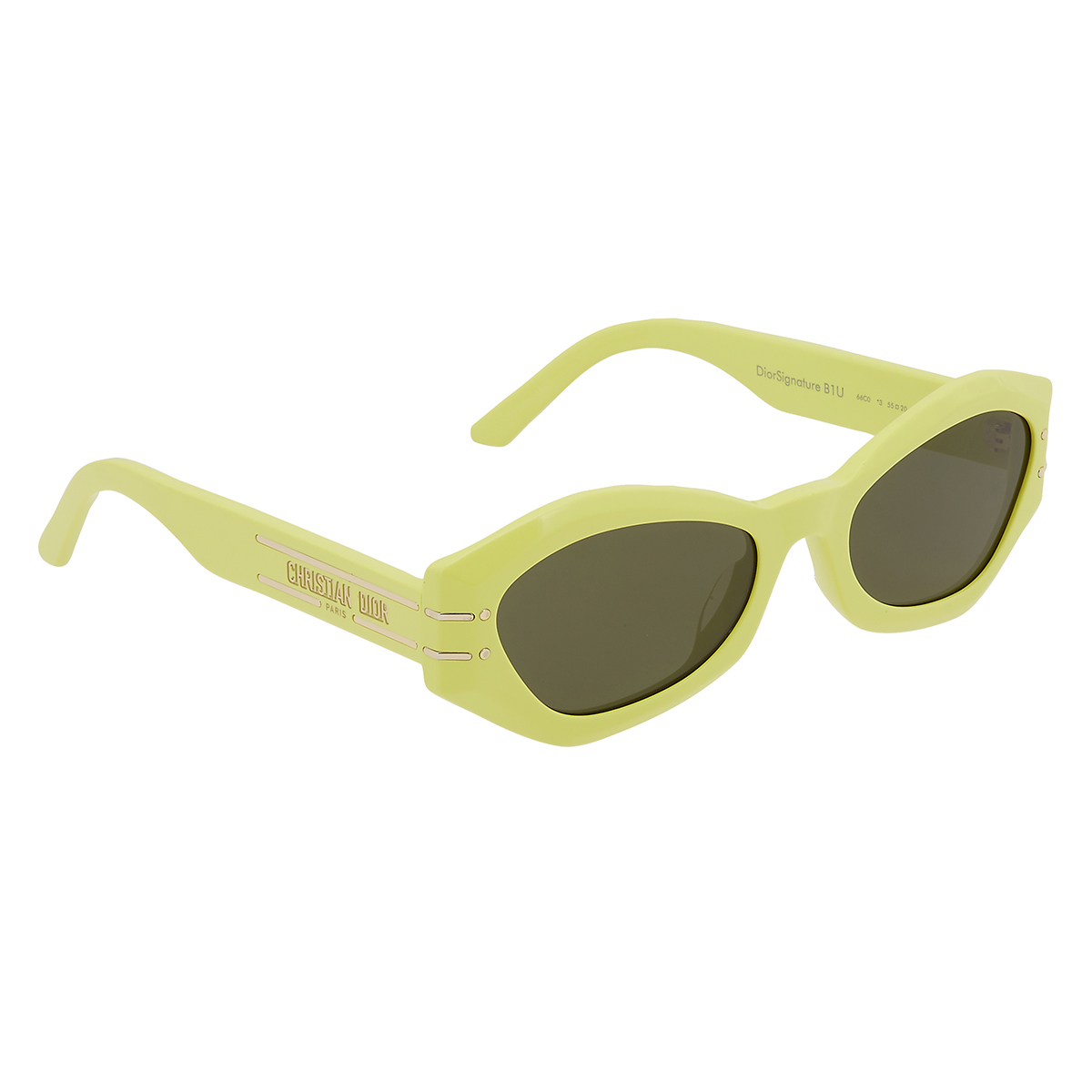 dior green geometric ladies sunglasses diorsignature b1u 66c0 55 dior green geometric ladies sunglasses diorsignature b1u 66c0 55