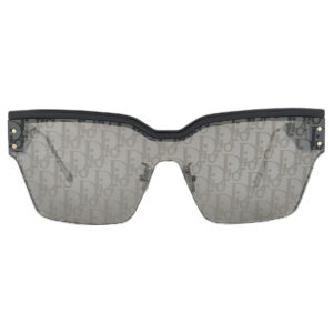 dior diorclub m4u smoke mirror logo shield ladies sunglasses cd40090u 01c 00