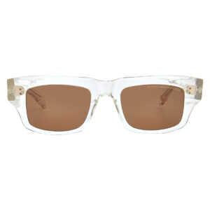 dita cosmohacker brown rectangular men's sunglasses dts727 a 02 52
