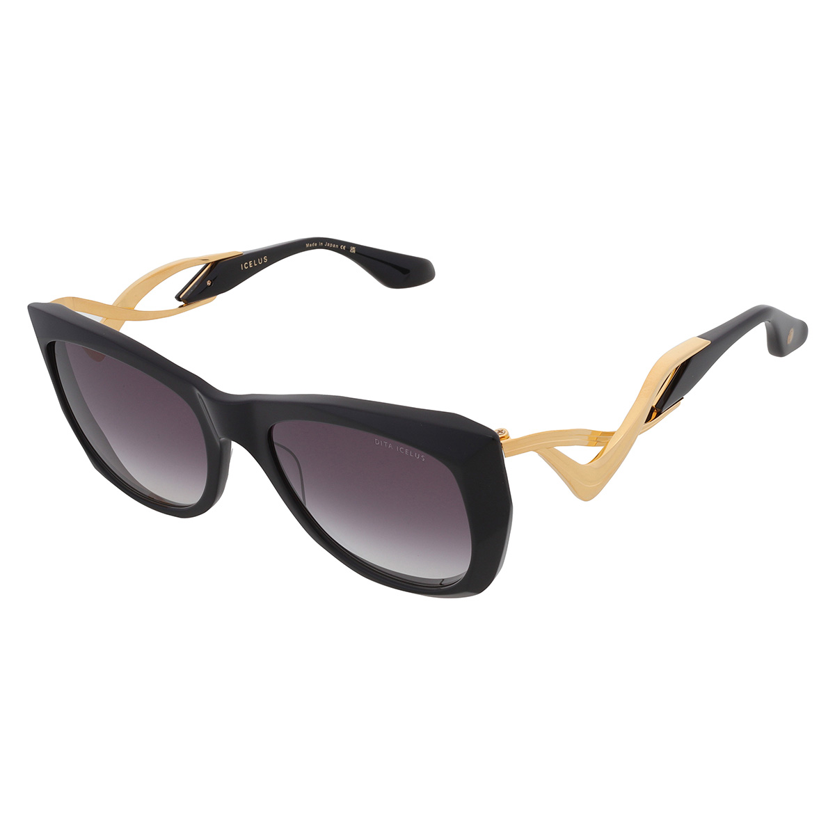dita icelus grey gradient cat eye ladies sunglasses dts438 a 01 55 dita icelus grey gradient cat eye ladies sunglasses dts438 a 01 55
