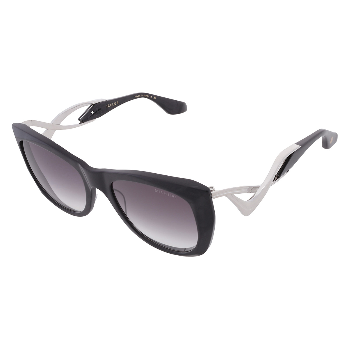dita icelus grey gradient cat eye ladies sunglasses dts438 a 02 55 dita icelus grey gradient cat eye ladies sunglasses dts438 a 02 55