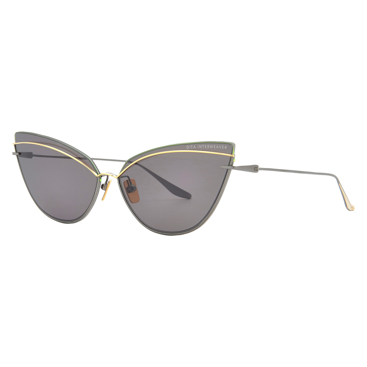 dita interweaver dark grey cat eye ladies sunglasses dts527 03 63 dita interweaver dark grey cat eye ladies sunglasses dts527 03 63