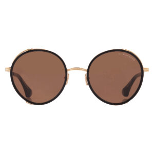 dita lageos brown round ladies sunglasses dts532 01 52