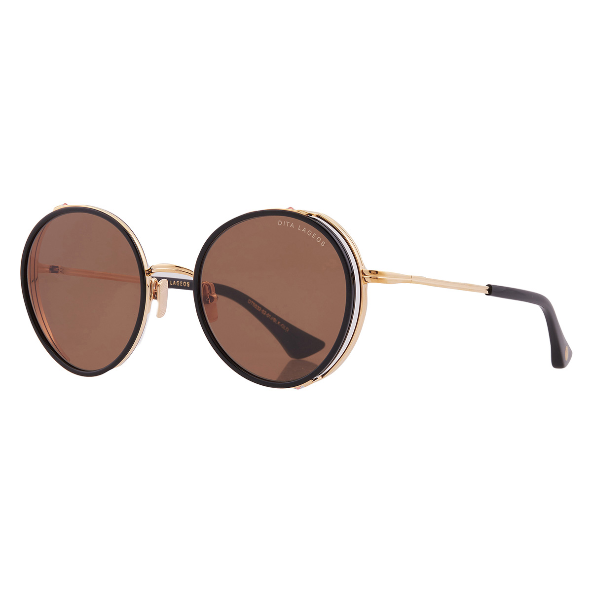 dita lageos brown round ladies sunglasses dts532 01 52 dita lageos brown round ladies sunglasses dts532 01 52