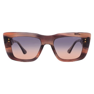 dita mahine grey peach gradient cat eye ladies sunglasses dts437 a 02 53