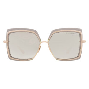 dita narcissus grey gold gradient flash square ladies sunglasses dts503 03 58