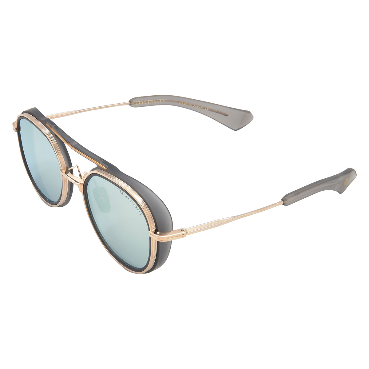 dita spacecraft gold flash pilot men's titanium sunglasses 19017 c 52 dita spacecraft gold flash pilot men's titanium sunglasses 19017 c 52